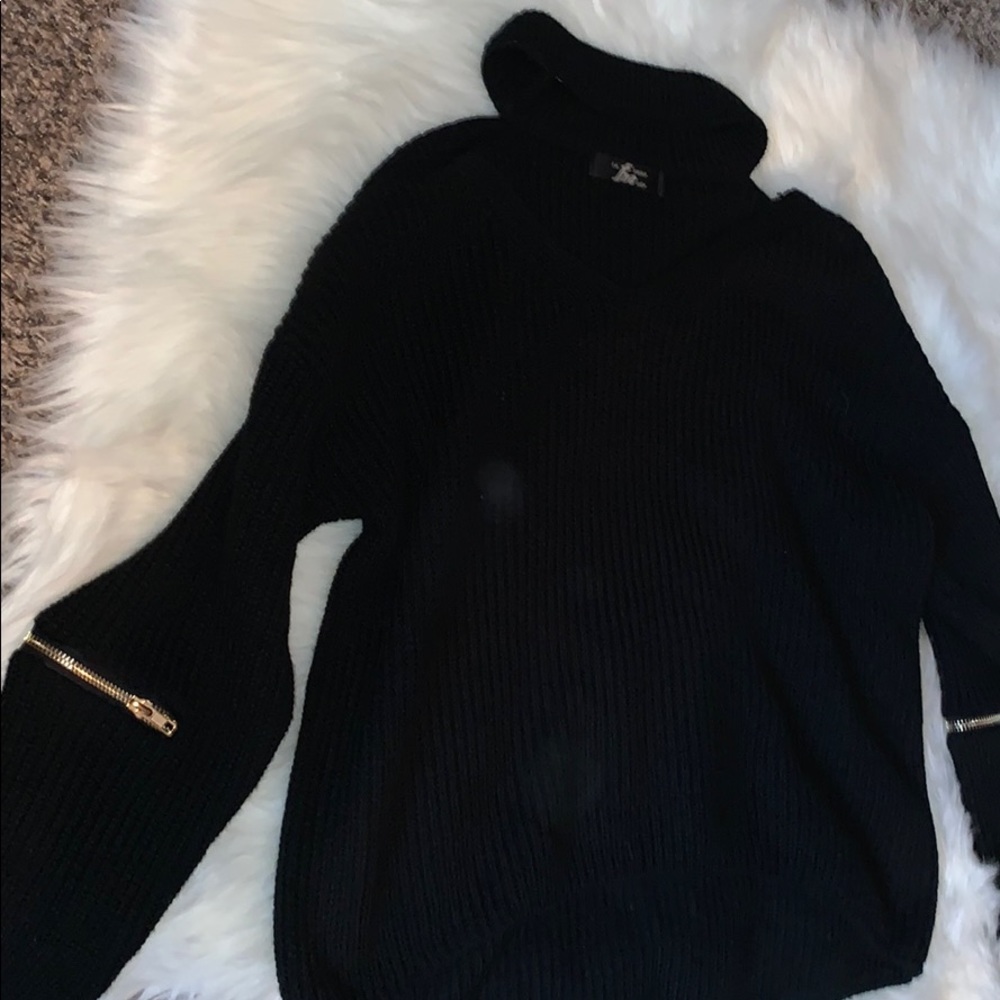 Black sweater